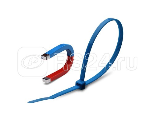 Стяжка кабельные КСС Magnetic 5х300 син. (уп.100шт) Fortisflex 82023
