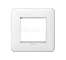 Суппорт с рамкой для 1 мод. K45 бел. Simon Connect KR245-9