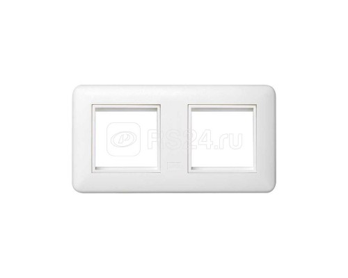 Суппорт с рамкой для 2 мод. K45 бел. Simon Connect KR445-9