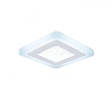 Светильник Backlight квадрат 3+3W LED 4000К 105х105мм бел. Gauss BL121