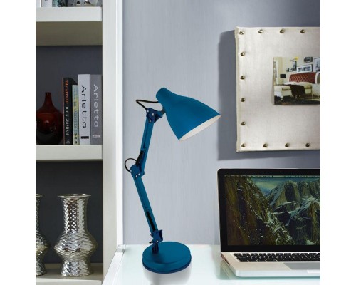 Светильник KD-331 C06 настол. 230В 40Вт E27 син. Camelion 13872