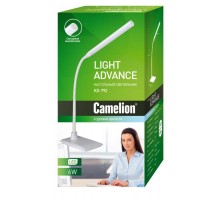 Светильник KD-792 С01 настол. 6Вт 230В 4000К сенсор. вкл. 4 уровня яркости бел. Camelion 12488