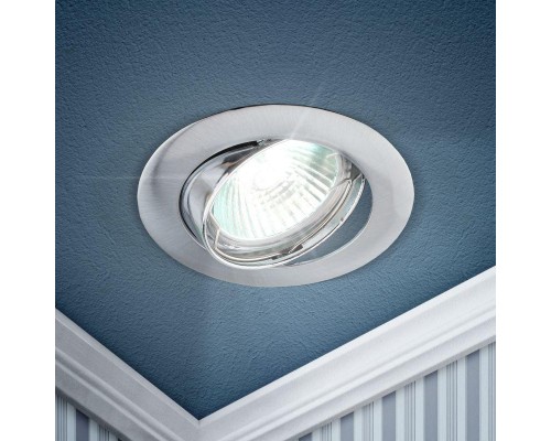 Светильник KL1A CH литой поворот. MR16 12В 50Вт хром ЭРА C0043656