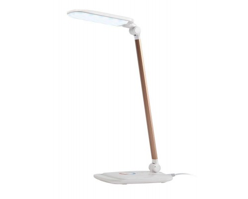 Светильник NLED-460-14W-W-G настол. бел. с золотом ЭРА Б0028438