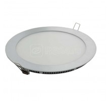 Светильник TRP18-03-W-01 LED 18Вт 3000К IP40 (S) рифл. стекло корпус серебр. Новый Свет 400300