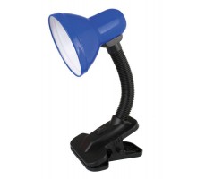 Светильник UF-320P С06 настол. прищепка 230В 60Вт E27 ЛОН син. Ultraflash 12372