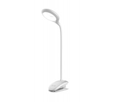 Светильник UF-705 С01 прищепка аккумуляторный 20LED бел. Ultraflash 13254