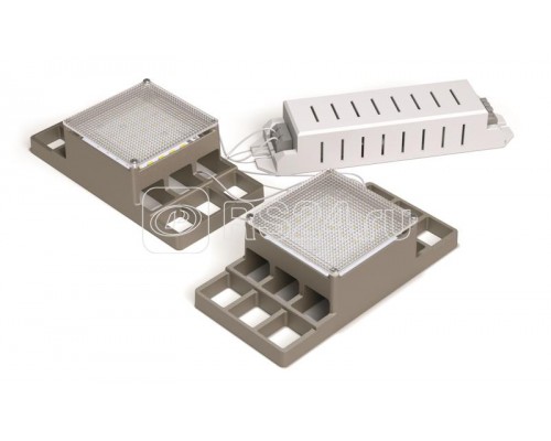 Светильник АТ-ДВО-07-33-15-X Albatross 33Вт 4100лм LED 5000К 120град IP20 микропризма  (решетка 75х75) АТОН АТДВО073315X