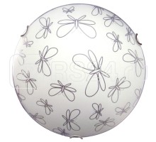 Светильник Бабочки 400 НПБ 01-2х60-135 М12 мат. бел. /кл. хром (инд.упак.)  Элетех 1005205283