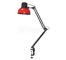 Светильник Бета-К настол. на струбцине 60Вт без лампы ЛОН Е27 красн. Трансвит 000000000085