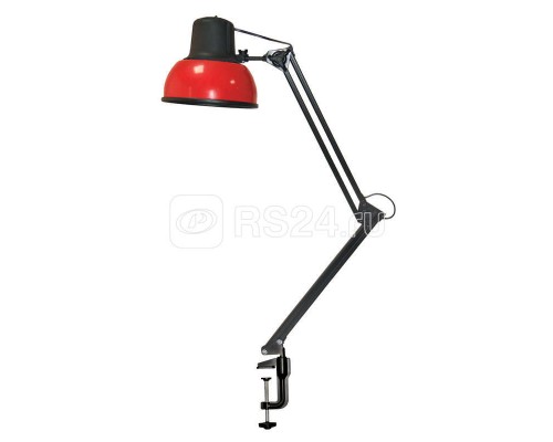 Светильник Бета-К настол. на струбцине 60Вт без лампы ЛОН Е27 красн. Трансвит 000000000085