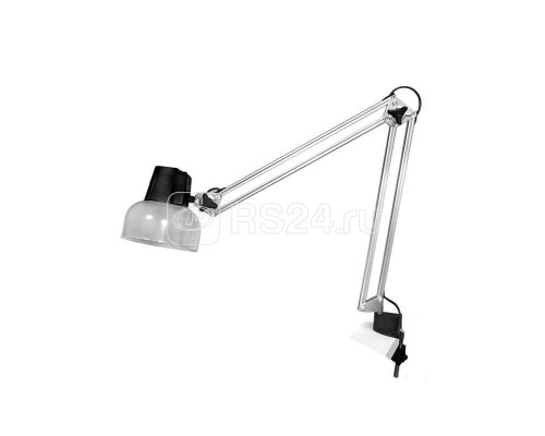 Светильник Бета настол. на струбцине 60Вт без лампы ЛОН E27 серебр. Трансвит 110