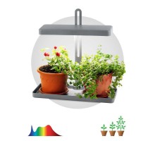 Светильник для растений FITO-20W-QLED-G 20Вт 220-240В 3500К IP40 +1град. до +35град.С 30000ч настол. ЭРА Б0039035