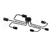 Светильник Фрейм 161 черн. НПБ 01-6х60-105 Е27 ИУ Элетех 1005404276