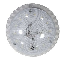 Светильник ЖКХ Сенсора LED ф133 7Вт 840лм 6500К IP50 с оптико-акустическим датчиком (инд. упак.) Элетех 1030450337