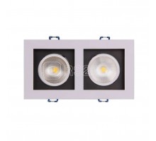 Светильник карданный PSP-S 212 2х8Вт 4000К 24град. White IP40 JazzWay 5005655