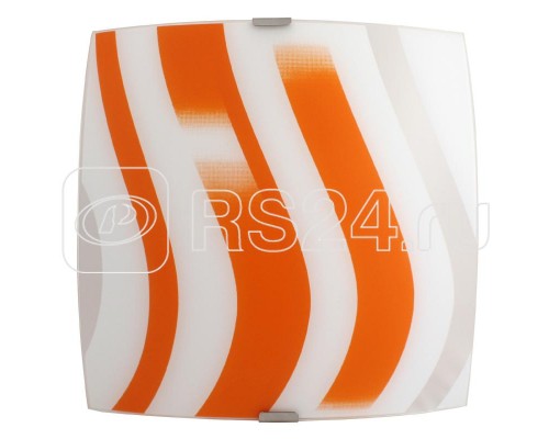 Светильник Колорика Аделайн 300х300 НПБ 09-60-003 М83 мат. бел.-оранж./кл.штамп металлик ИУ Элетех 1005209270