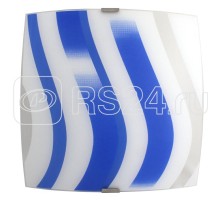 Светильник Колорика Аделайн 300х300 НПБ 09-60-003 М83 мат. бел.-син./кл.штамп металлик ИУ Элетех 1005209267