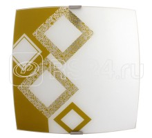 Светильник Колорика Ромб 300х300 НПБ 09-60-003 М83 мат. бел.-гор./кл.штамп металлик ИУ Элетех 1005209272