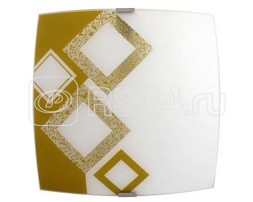 Светильник Колорика Ромб 300х300 НПБ 09-60-003 М83 мат. бел.-гор./кл.штамп металлик ИУ Элетех 1005209272