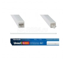Светильник линейный светодиодный ULI-E01-7W/NW/K WHITE (аналог T5) с выкл. Свет бел. 4000К 600лм корпус бел. Uniel UL-00002725