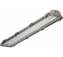 Светильник ЛЛ 236 INOX 2х36Вт G13 IP65 с ЭПРА и БАП СТ 1077000100