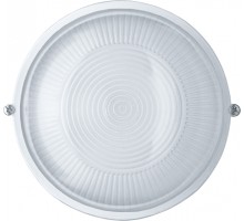 Светильник ЛОН 94 802 NBL-R1-60-E27/WH 1х60Вт E27 IP54 (аналог НПБ 1301 бел. круг 60Вт) Navigator 94802