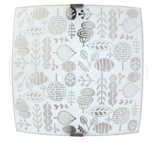 Светильник Лужок 300х300 НПБ 09-60-003 М83 мат. бел./кл.штамп металлик ИУ Элетех 1005209260