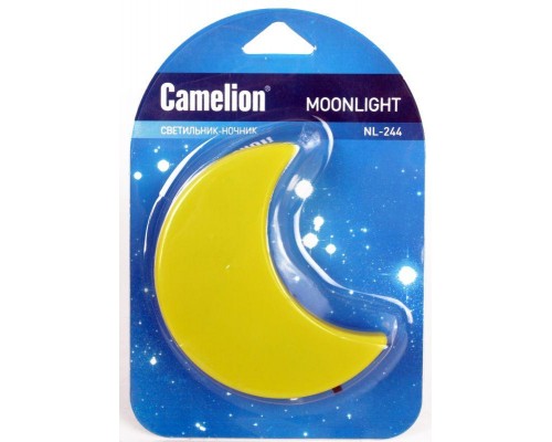 Светильник Месяц NL-244 LED ночник с выкл. 220В Camelion 14264
