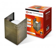 Светильник накладной двухсторонний GX53S-2BR-WALL под лампу GX53 230В бронза IN HOME 4690612024486