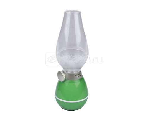 Светильник настольный TLD-538 Green/LED/80Lm/5500K/Dimmer РЕТРО 3Вт встроен. Аккум. 400мА.ч зел. Uniel UL-00001502
