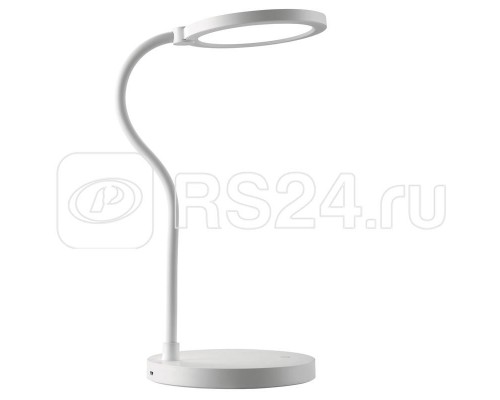 Светильник настольный TLD-553 White/LED/400Lm/4500K/Dimmer/USB 6Вт встроен. аккум. 1200мАч сенсор. выкл. Uniel UL-00003338