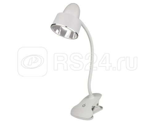 Светильник настольный TLD-557 Beige/LED/350Lm/5500K/Dimmer 5Вт «прищепка» сенсор. выкл. Uniel UL-00004139