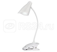 Светильник настольный TLD-560 White/LED/280Lm/5000K/Dimmer прищепка сенсор. выкл. 3Вт бел. Uniel UL-00004143