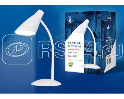 Светильник настольный TLD-562 White/LED/360Lm/4500K/Dimmer 5Вт сенсор. выкл. бел. Uniel UL-00004464