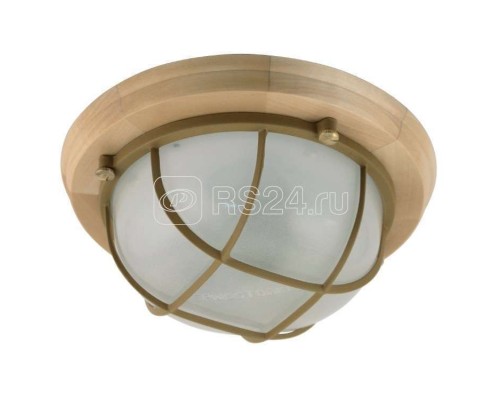 Светильник НББ 03-60-014 Терма 1302 круг малый 1х60Вт E27 IP65 мат./корпус с решеткой дер. липа (инд.упак.) Элетех 1005501031