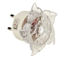 Светильник-ночник DTL-308-ок/RGB/4LED/05Вт выкл. на корпусе блист. Uniel 10320