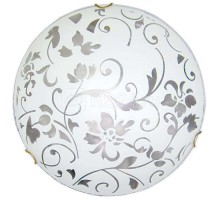 Светильник НПБ 01-2х60-139 Эрика d300 М16 60Вт E27 IP20 матовый бел./клипса зол. (инд. упак.) Элетех 1005204380