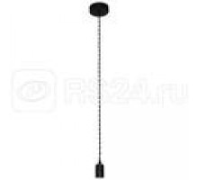 Светильник НСБ 01-60-141 Уно 211 Е27 черн. муар. шнур витой корич.(групп.упак.) Элетех 1005253164