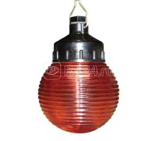 Светильник НСП 03-60-001 Кольца d150 IP53 красный /корпус карболит Элетех 1005550112