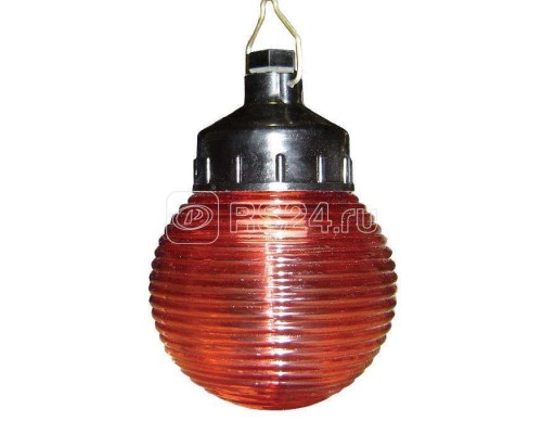 Светильник НСП 03-60-001 Кольца d150 IP53 красный /корпус карболит Элетех 1005550112