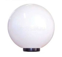 Светильник НТУ 06-75-01 Шар 75Вт E27 IP55 d300 Б опал ПММА /корпус плоск. черн. (инд. упак.) Элетех 1030480148