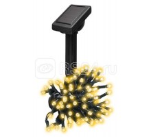 Светильник садовый SLR-G01- 50Y гирлянда 50 желт. LED солнечная батарея ФАZА 5027299