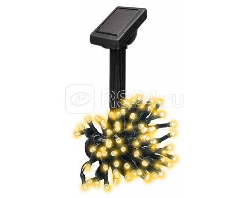 Светильник садовый SLR-G01- 50Y гирлянда 50 желт. LED солнечная батарея ФАZА 5027299