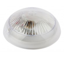 Светильник Сириус НБП 06-60-101 с фото-шумовым датчиком IP54 E27 max 60Вт D220 круг призма ЭРА Б0048411