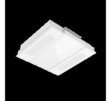 Светильник светодиодный 595х595х126 30Вт 3000К IP40 медицинский с UV-блоком встраив. с опаловым рассеив. global white bioguard матовый VARTON V1-C0-0UV70-10OP0-4003030