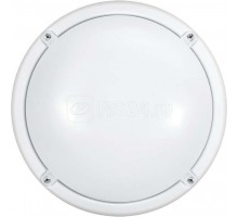 Светильник светодиодный 71 623 OBL-R1-12-4K-WH-IP65-LED-SNRV 12Вт 4000К IP65 (оптико-акустич. датчик) ОНЛАЙТ 71623