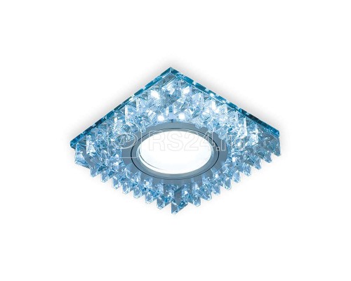 Светильник светодиодный Backlight BL030 GU5.3 4100К квадрат кристалл/хром Gauss BL030