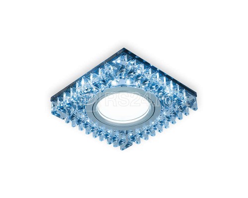 Светильник светодиодный Backlight BL032 GU5.3 4100К квадрат черн. кристалл/хром Gauss BL032