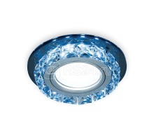 Светильник светодиодный Backlight BL042 GU5.3 4100К круглый черн./кристалл/хром Gauss BL042